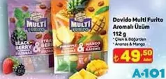 DOVİDO MULTİ FURİTO AROMALI ÜZÜM 112 G fiyat ve kampanya bilgisi